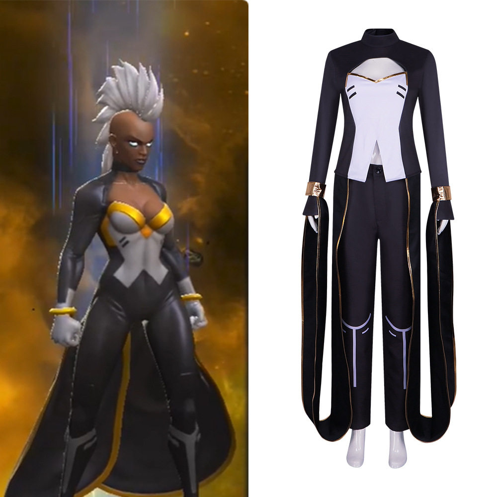 动漫复仇者联盟cos服终极英雄X战警风暴女cosplay二次元扮演服