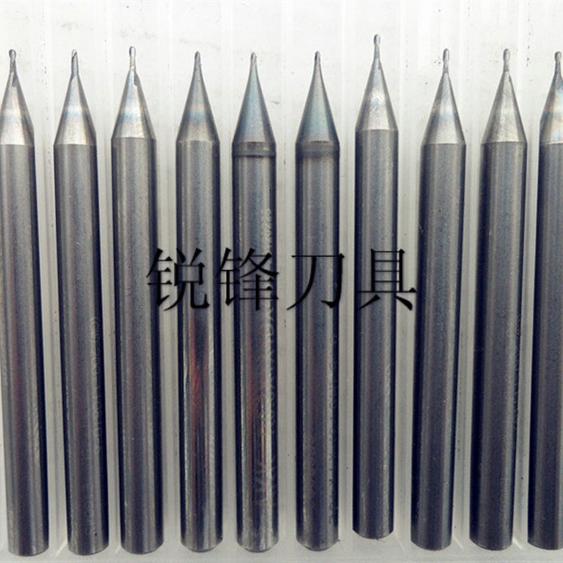 进口钨钢球头铣刀/柄4刃1MM超硬超细球刀/数控刀具