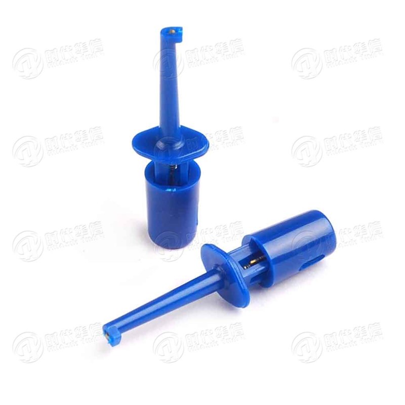 小号勾式测试夹测试勾测试钩红黄绿蓝黑色单片机51/STM32通用