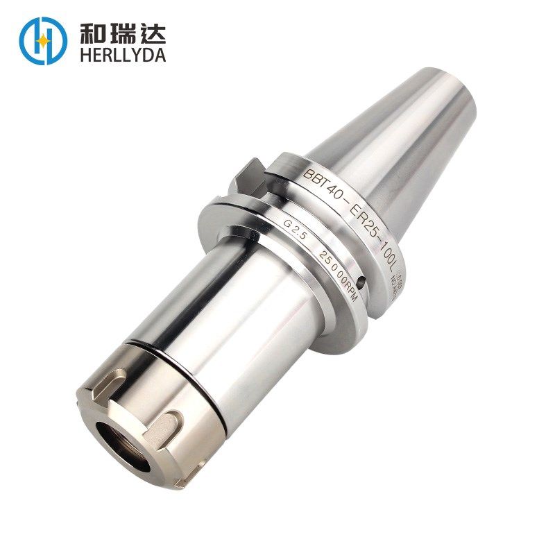 BBT40数控刀柄不锈钢高精度高速切削动平衡bbt30加工中心双面贴合