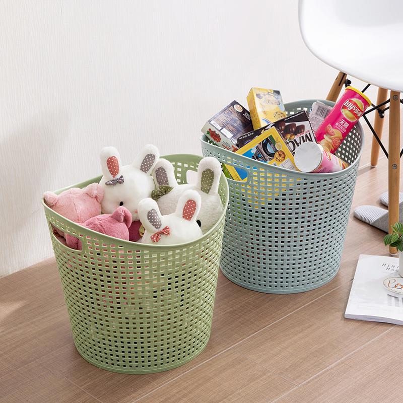 大号塑料脏衣篓家用 洗浴洗衣物客厅玩具整理收纳篮 脏衣服收纳筐