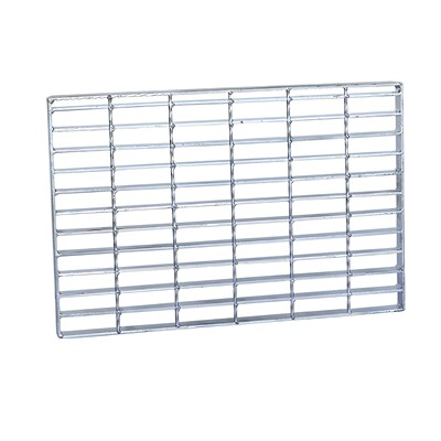 Steel grating plate of logistics loading platform