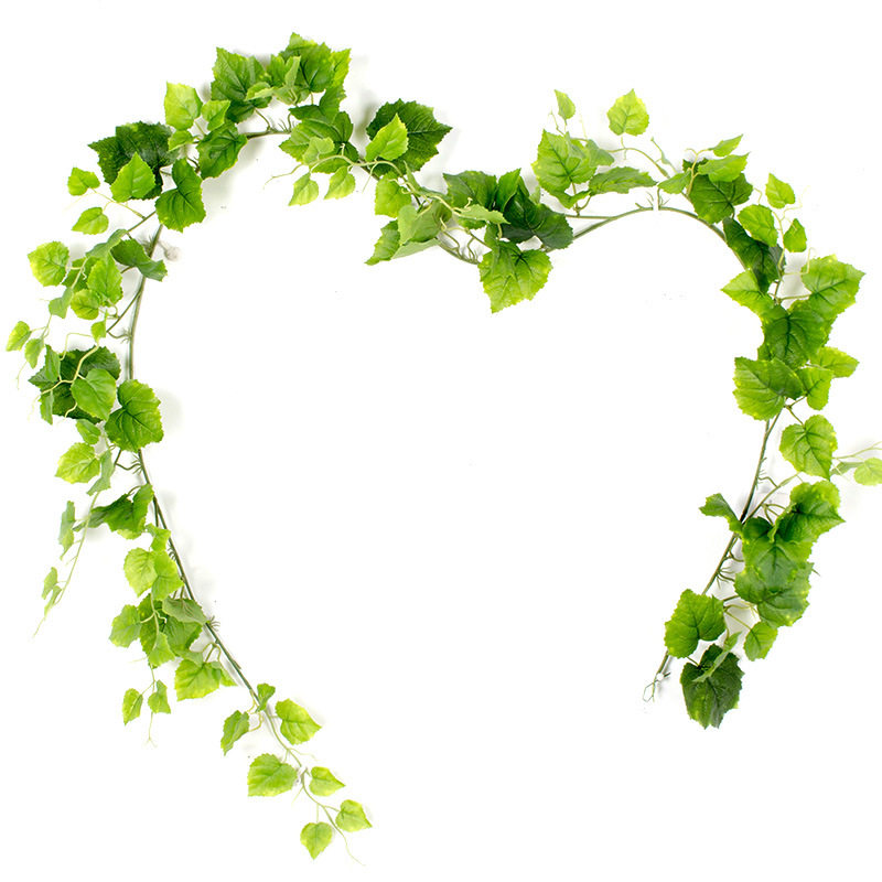 仿真葡萄叶 葡萄藤 常青藤 婚庆装饰壁挂花藤 厂家直销