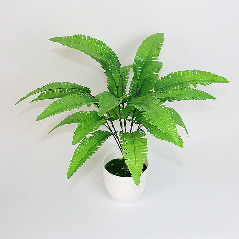 仿真波斯叶草 植物墙做装饰植物蕨类植物工程装饰花14片21片