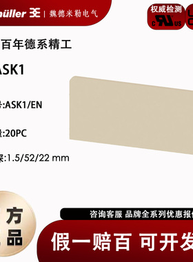 AP ASK1 Weidmuller德国魏德米勒ASK系列端子配套挡片 0380360000