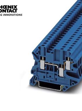 菲尼克斯接线端子直通式接线端子 UT2.5-TWIN BU-3044526