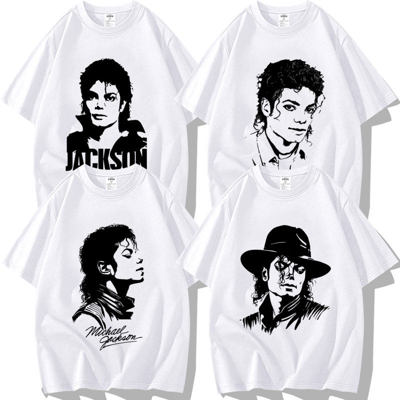 迈克尔杰克逊短袖T恤衫衣服半袖