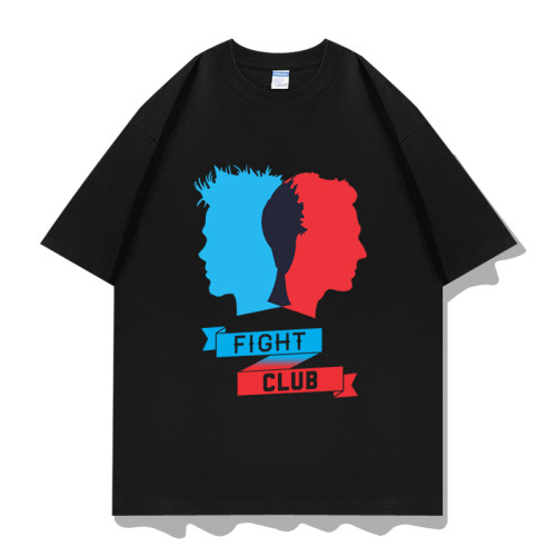 搏击俱乐部电影周边短袖T恤衣服
