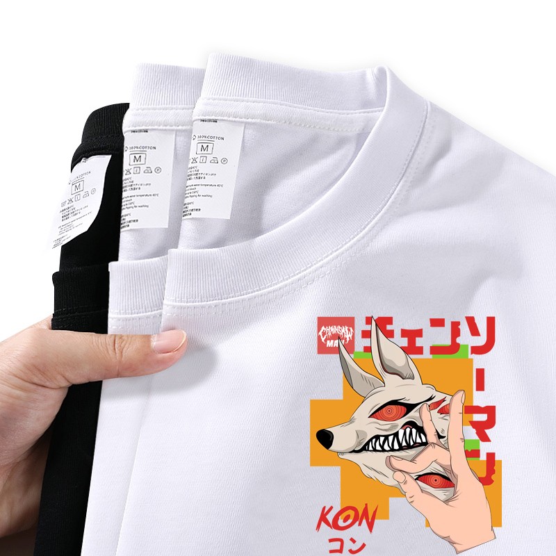 电锯人链锯人周边短袖T恤衫衣服