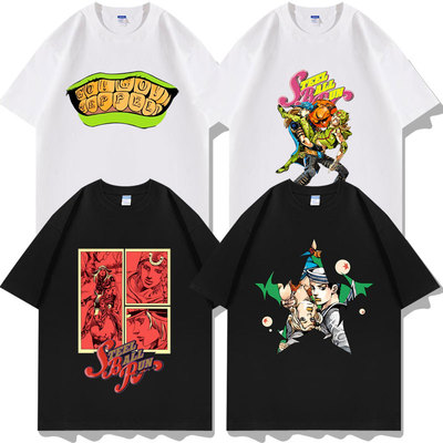 jojo的奇妙冒险飙马野郎短袖衣服