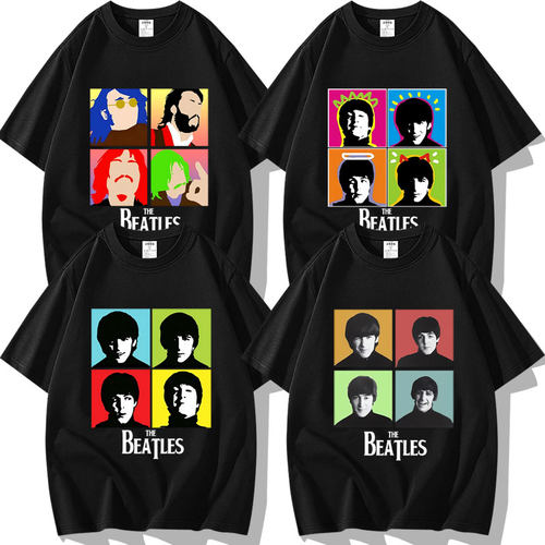 TheBeatles披头士乐队体恤半袖
