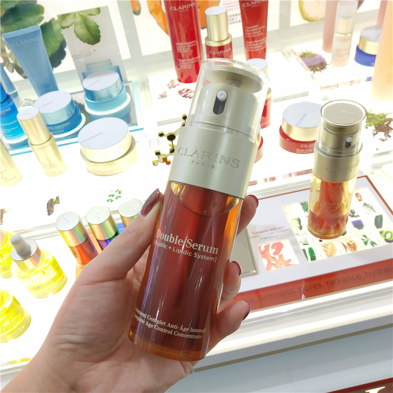 现货！法国Clarins/娇韵诗双萃精华面部修护精华露50ml保湿滋养