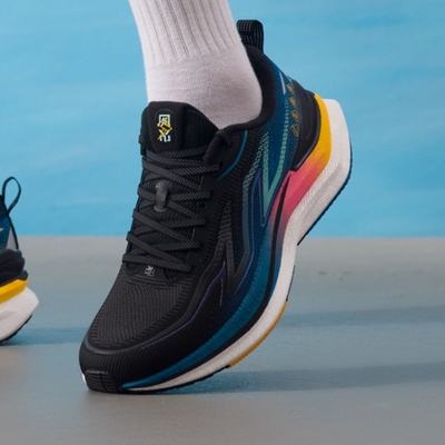 特步跑步鞋男款2025春季新款专业竞速减震软底运动鞋透气网面百搭