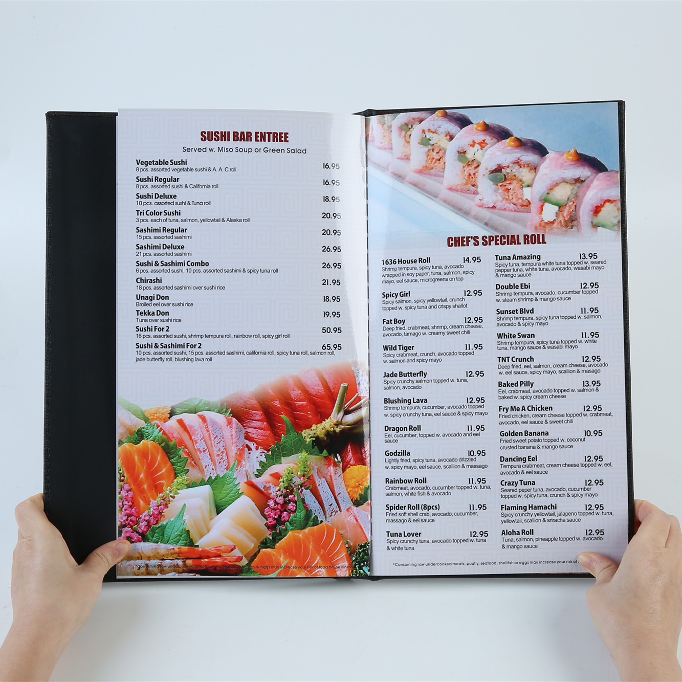 日式餐厅寿司日本料理日料烧肉国外菜谱菜单本夹页价目表设计定制