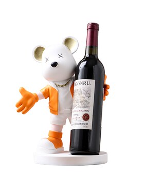 快速发货网红暴力熊客厅入户玄关收纳F轻奢现代家居装饰高档红酒