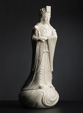 快速发货《妈祖j 仿古瓷》陶瓷湄洲神像海神天上天后圣母娘娘像摆