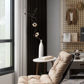 荷花莲蓬干支花装 禅意插花干花花束真花艺客厅落地家居摆设 饰中式