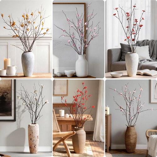 手工制作树枝干花花束实惠有品