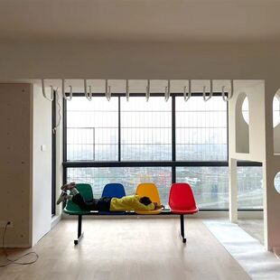 儿童攀爬云梯悬挂体能攀岩墙多功能训练吊杆云梯室内引体向上单杠