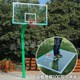 室外学校圆管家用 地埋篮球架 成人 标准篮球架子 户外运动固定式