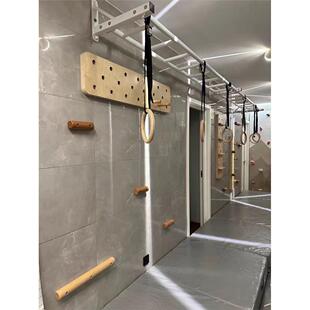 儿童室内攀爬云梯攀木质攀爬架攀岩墙儿童房幼儿园体能管训练器材