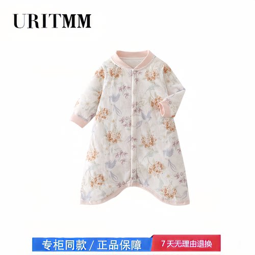 【撤柜专区】品牌专柜  40g儿童睡袍秋冬保暖男女宝宝睡袋防踢被