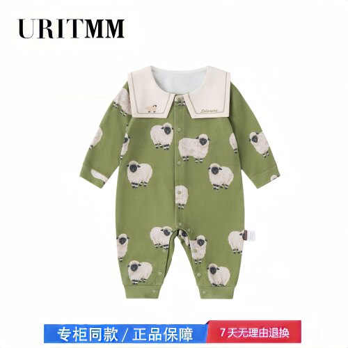 【2折专区】折扣店撤柜  春秋婴儿衣服纯棉连体衣宝宝春秋家居服