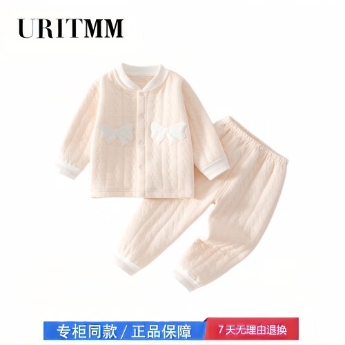 【撤柜专区】品牌专柜  婴儿衣服分体套装秋冬小月龄秋装公主件套