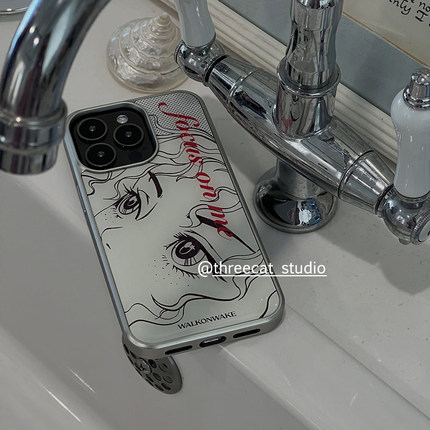 韩国爱豆yeji黄礼志同款日漫女孩Y2K少女手机壳适用于iphone17promax/16pro苹果15/14/13/12银边11保护套