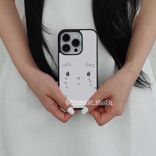 苹果iphone17pro黑边壳可爱表情