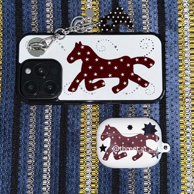 时尚复古星星小马17pro手机壳