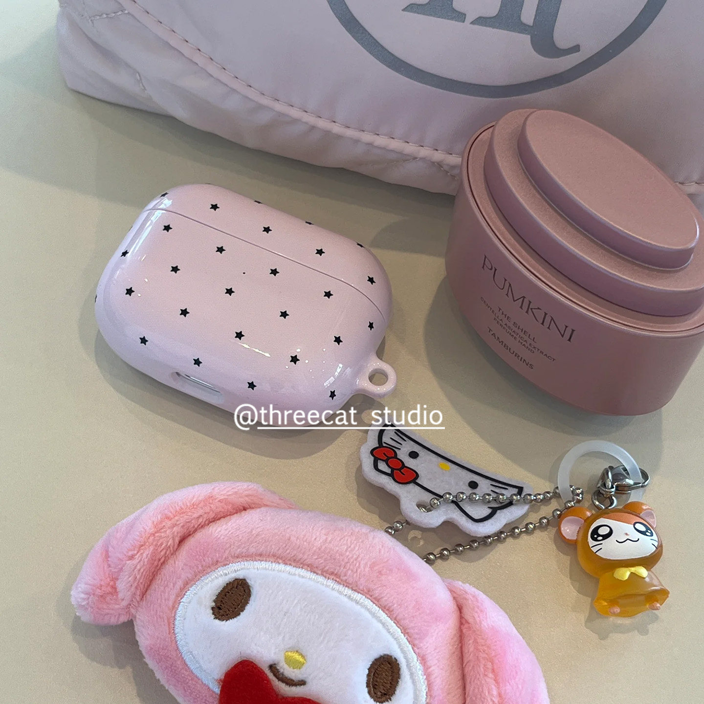 韩ins设计chic欧尼甜美粉五角星星pro3进口菲林耳机壳适用苹果1/2/3/4代airpods pro2保护套airpods 4代硬亮,3C数码配件,耳机保护套,淘宝优惠券,粉丝福利购,淘宝优惠卷