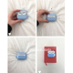 pro2保护套airpods 韩ins时尚 4代硬 4代airpods 设计少女婴儿蓝甜美波点pro3进口菲林耳机壳适用于苹果1