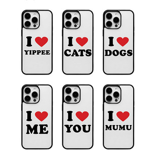 韩ins英文名字专属定制告白情侣款欧尼手机壳适用于iphone17promax/16pro苹果15/14/13/12黑边11保护套Xsmax