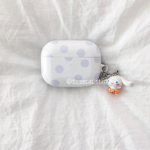 灰色大波点airpods4耳机套