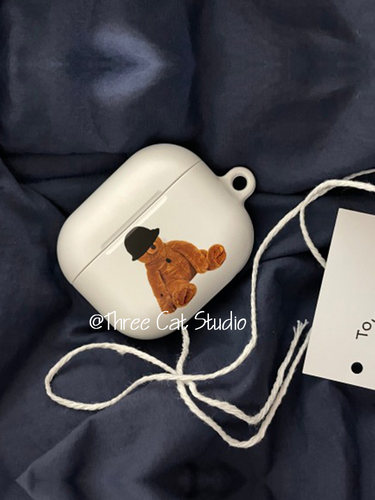 苹果airpods4菲林耳机套小熊