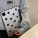 10保护套 4平板10代ipad保护壳pro2025防摔透明笔槽11寸苹果ipad7 韩ins古早风黑色波点11代air7