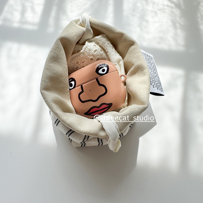 搞怪大鼻子眼睛红唇pro3耳机套