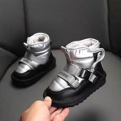 意大利风TTIT儿童雪地靴小童防水防滑冬季男女童加厚棉靴鞋加绒