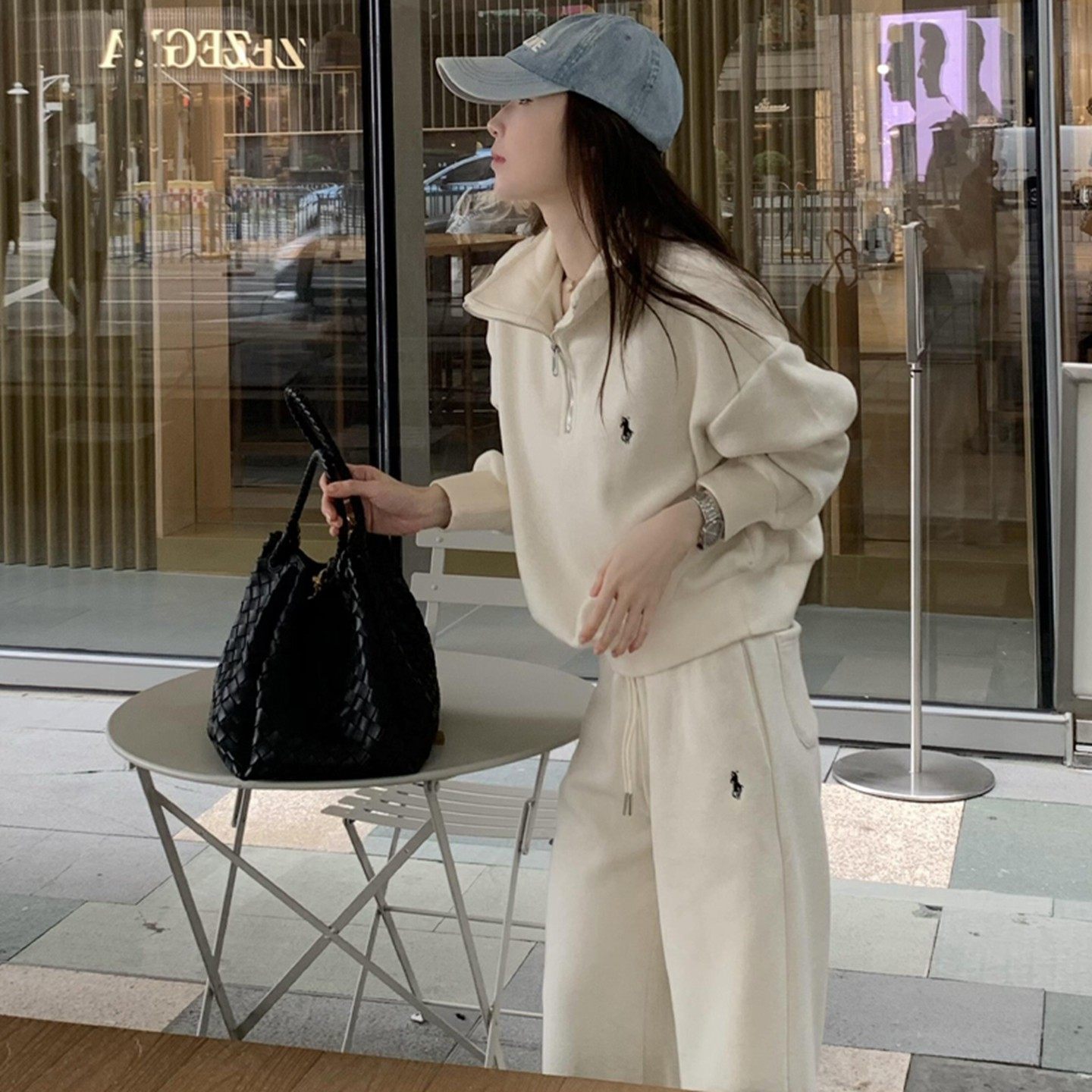 Claudie Home秋冬款加绒时尚休闲运动套装女羊绒卫衣阔腿裤两件套,女装/女士精品,大码套装,淘宝优惠券,粉丝福利购,淘宝优惠卷