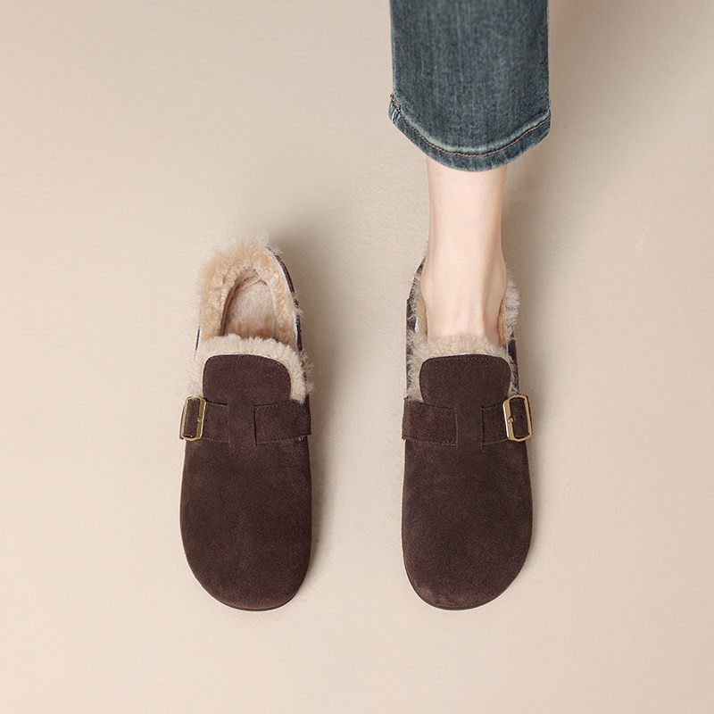 米兰【设计师】?跟高1.5CM/软皮冬新款毛毛鞋复古羊羔毛勃肯鞋女,女鞋,雨鞋,淘宝优惠券,粉丝福利购,淘宝优惠卷