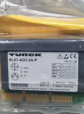 图尔克 开关量输出模块BL67-4DO-2A-P 68271