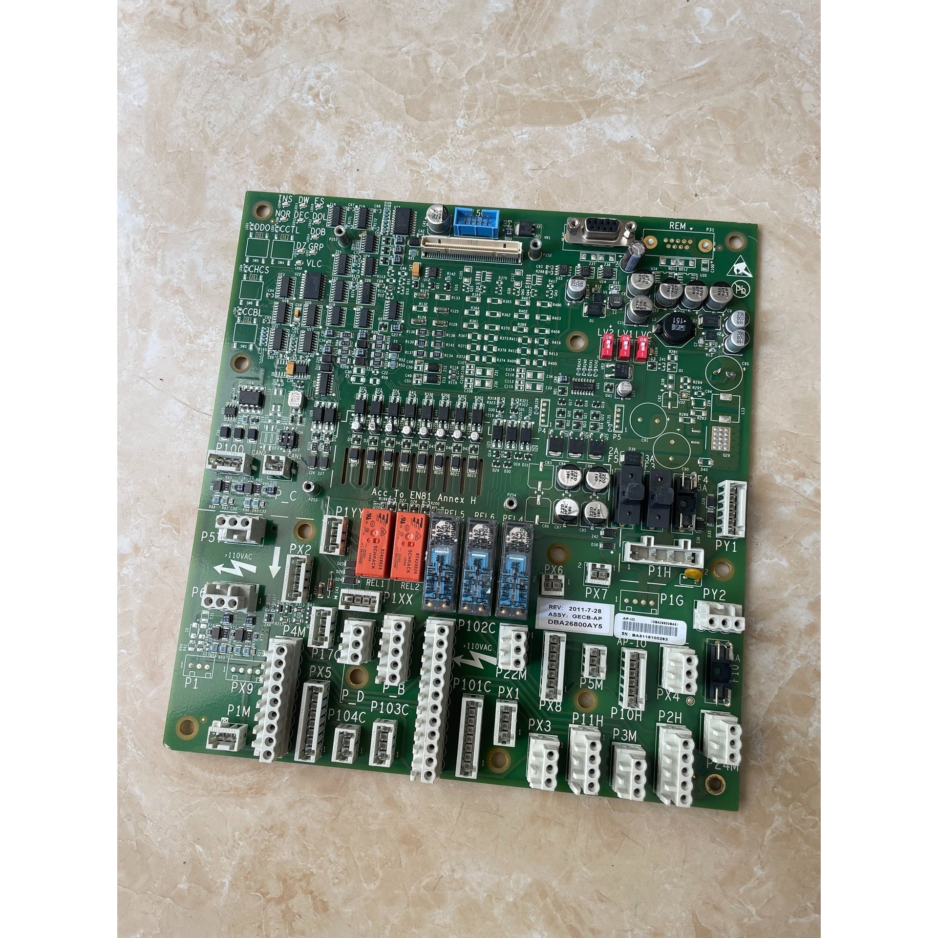 奥的斯电梯板GECB-AP,DBA26800AY5