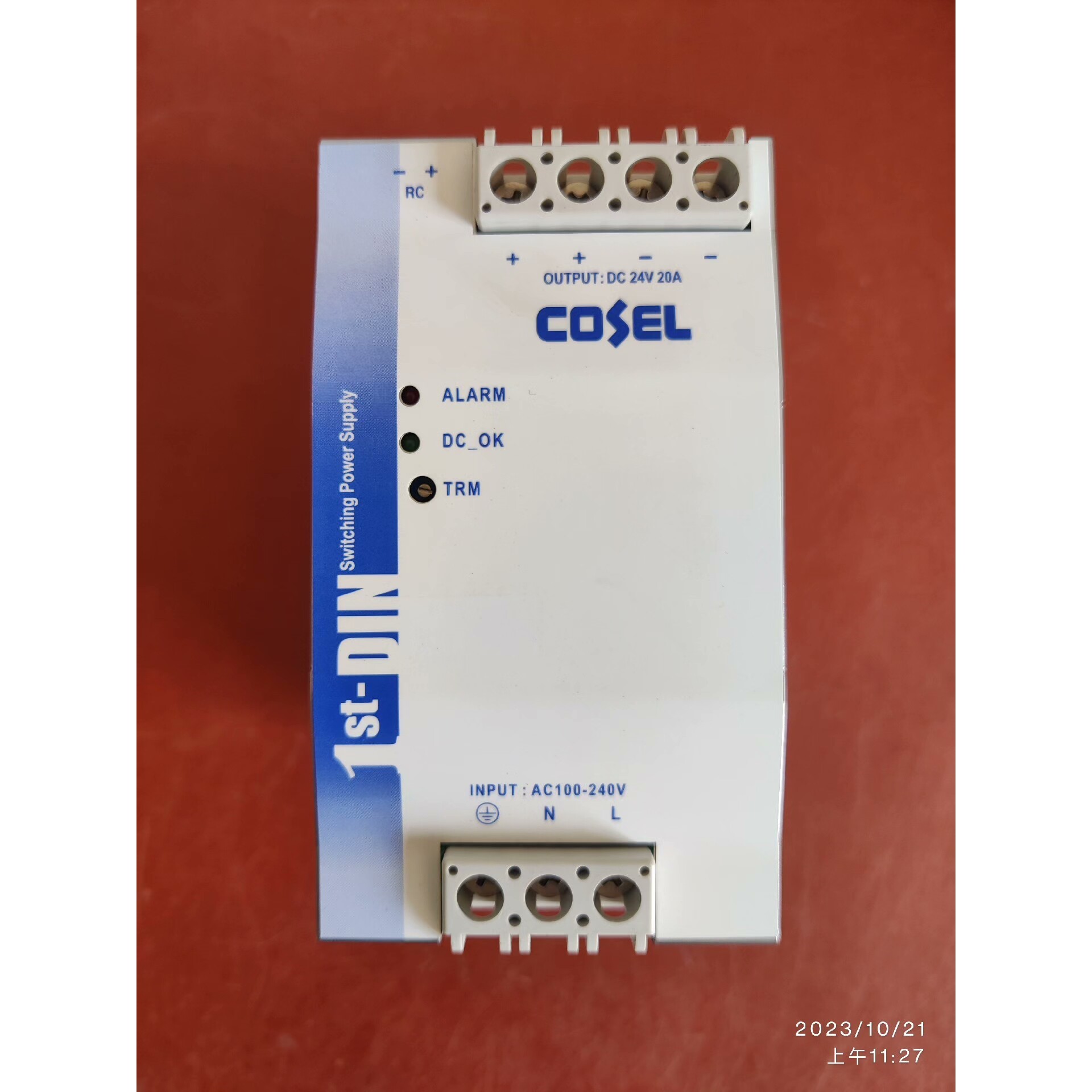 科素开关电源:KHNA480F-24、DC24v≈20a.实