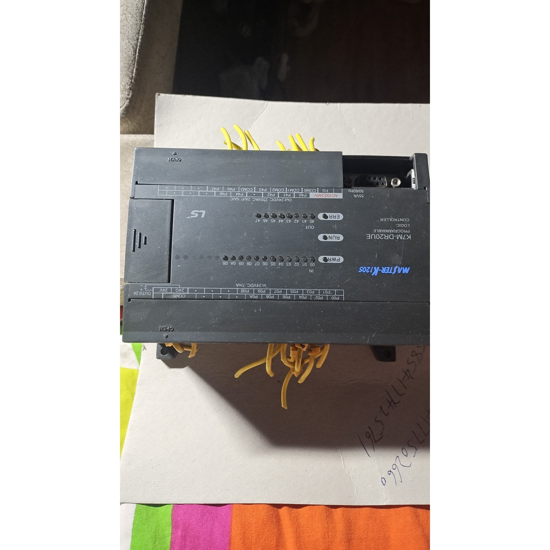 可编程控制器LS~K7M- DR201E,二手拆机,成色几乎