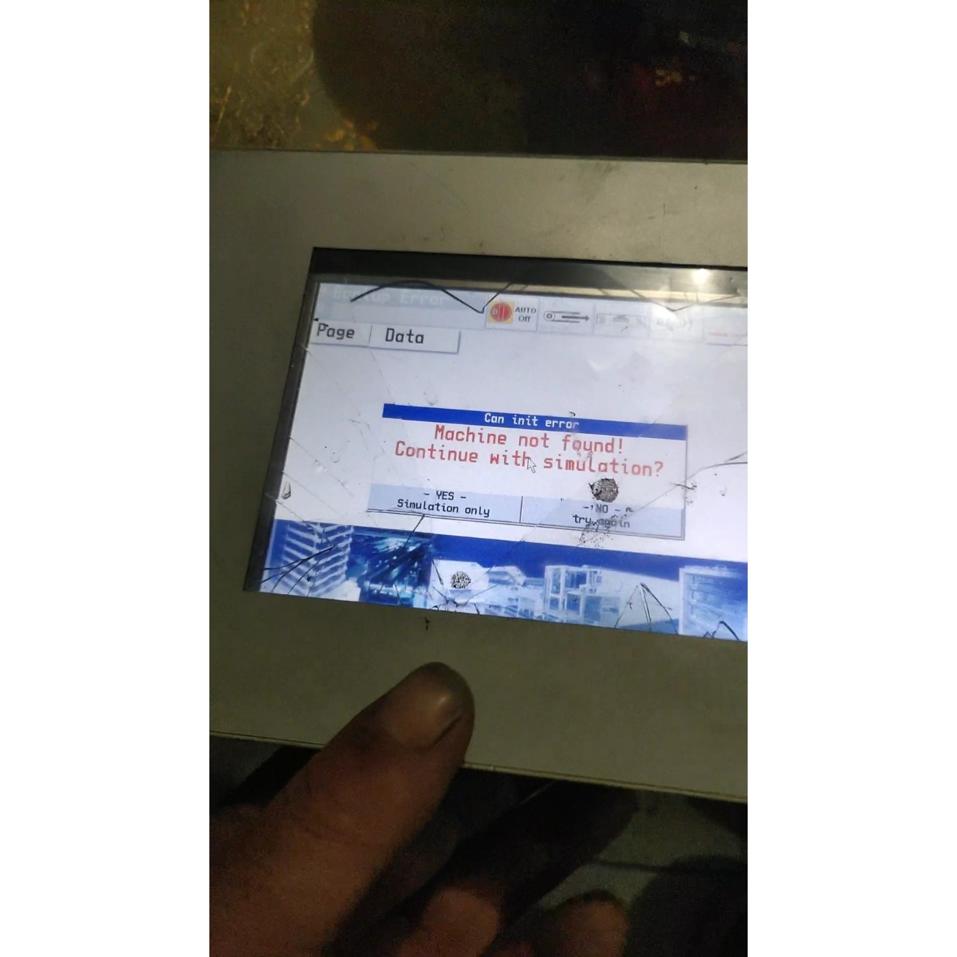 设备拆机的 原装进口ELREST触摸屏,型号24522.00