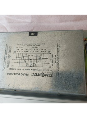 海德堡TIMONTA滤波器F-0934-3610二手拆