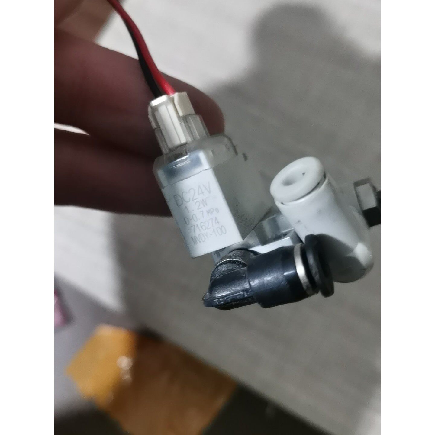 台湾电磁阀1个,适应于金器电磁阀MVDY系列 咣太系列的小