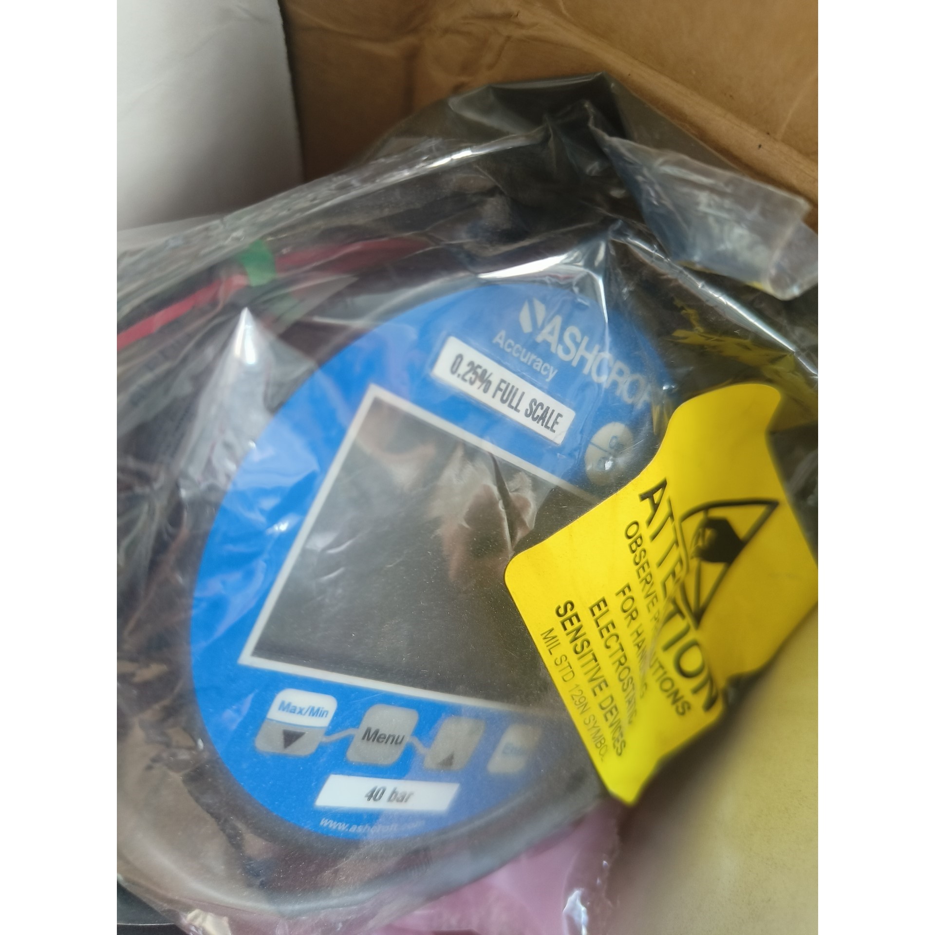 ASHCROFT雅斯科数显压力表