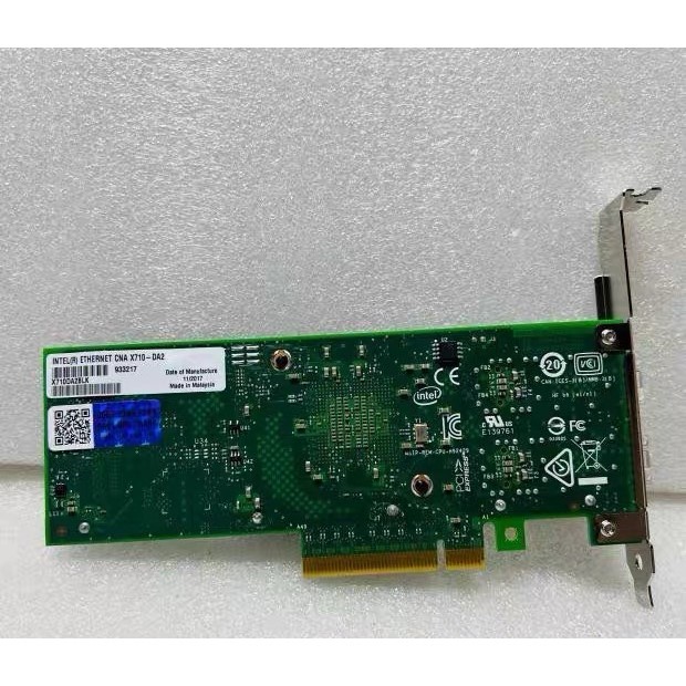 原装intel英特尔万兆双口网卡X710DA2双口光纤网卡1